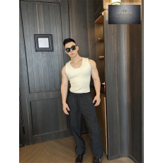 발렌시아가 립 니트 탱크 탑