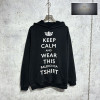 발렌시아가 Keep Calm 오버사이즈 후디