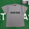 발렌시아가 Human Being 디스트로이드 반팔 티셔츠