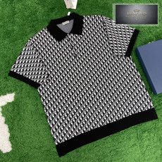 디올 오블리크 자카드 니트 폴로 반팔 티셔츠 “3COLOR”