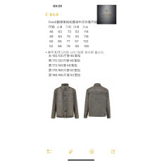 펜디 스트랩 오버다이드 스트레이트 데님 자켓