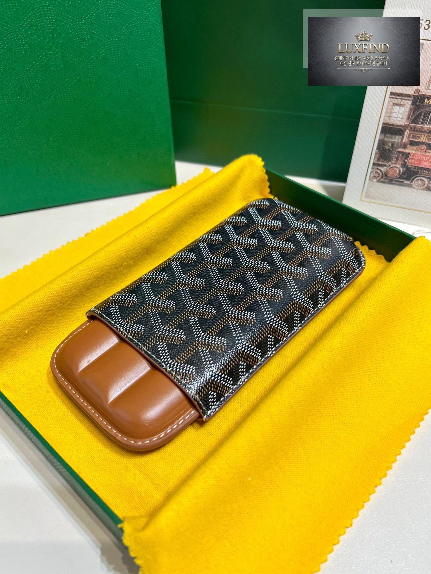 Goyard Churchill 3 Cigar Case