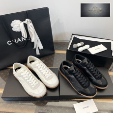 샤넬 카프스킨 벨벳 스니커즈