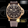 VS공장 파네라이 PAM968 브론조 브라운다이얼 가죽스트랩 PAM 968 Submersible Bronzo 47mm BR_LE Brn VSF Mod 9010