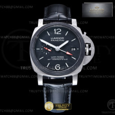 VS공장 파네라이 PAM1096 루나로사 GMT 가죽스트랩 Lum. Luna Rossa GMT TI_LE Blk VSF P9010