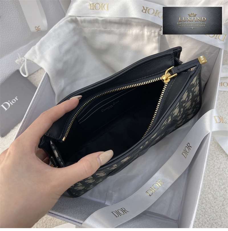 디올 CD 시그니처 호보 백 오블리크