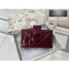 Dior Patent 5 Gusset Card Horder