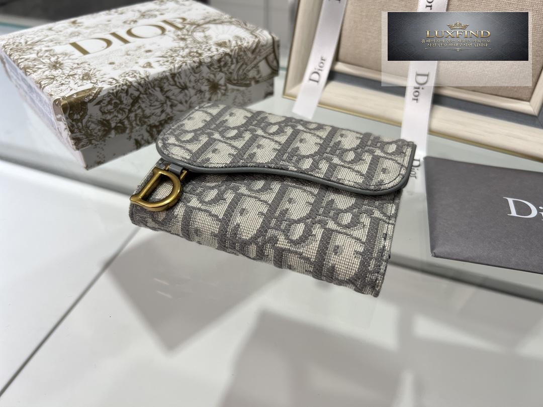 Dior Saddle Lotus Oblique Wallet