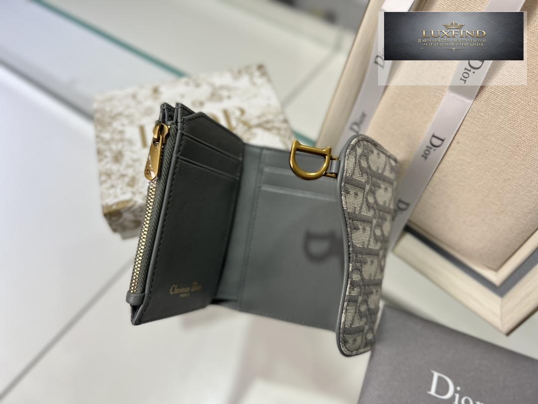 Dior Saddle Lotus Oblique Wallet