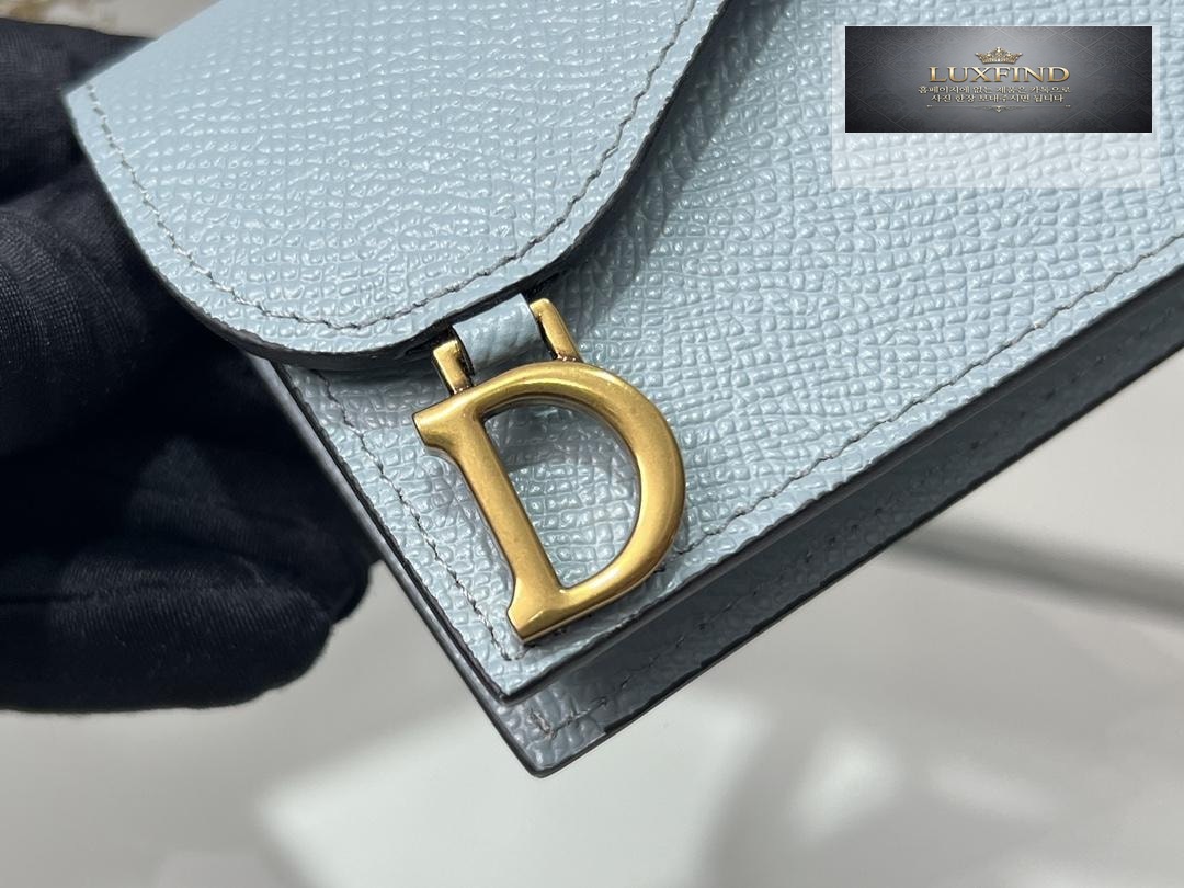Dior Saddle Flap Card Holder
