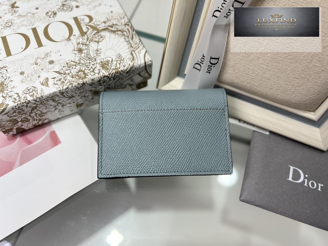 Dior Saddle Flap Card Holder