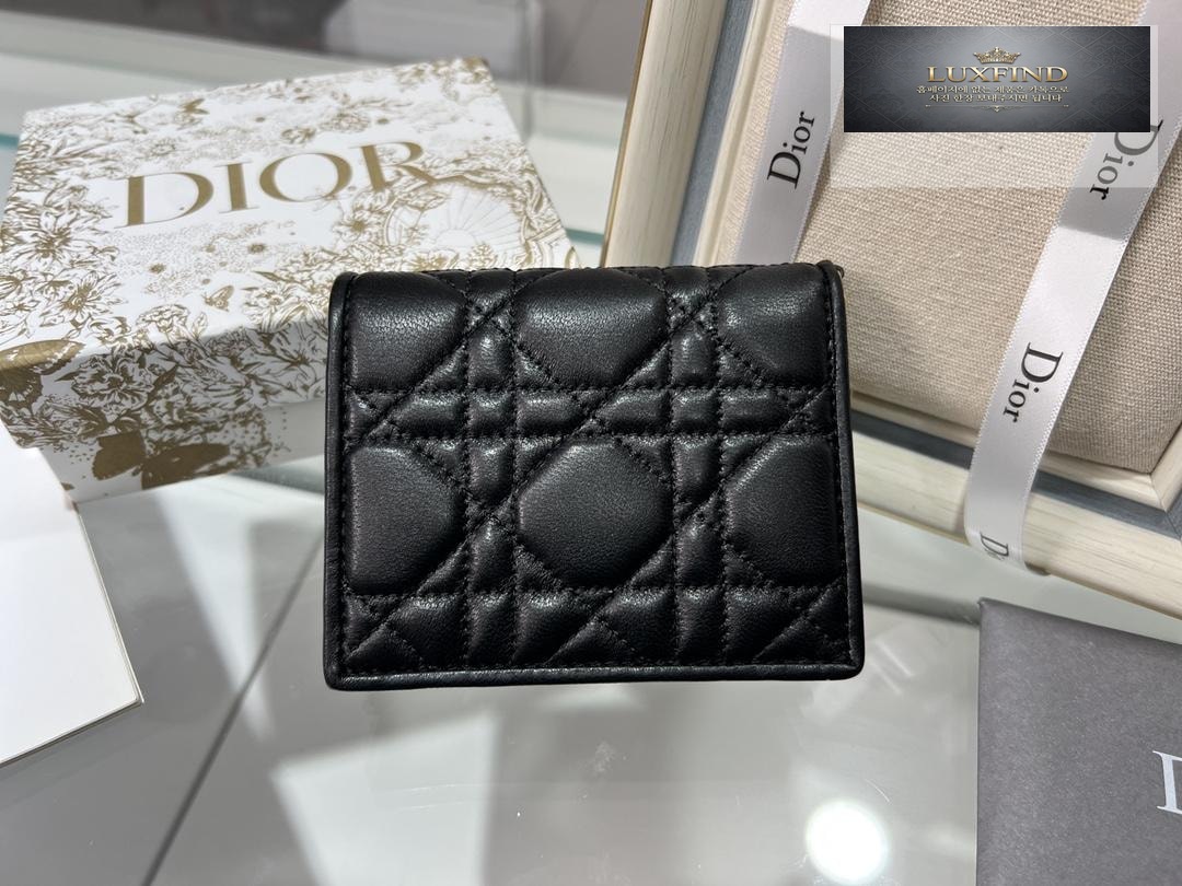 Dior Mini Lady Wallet Cannage