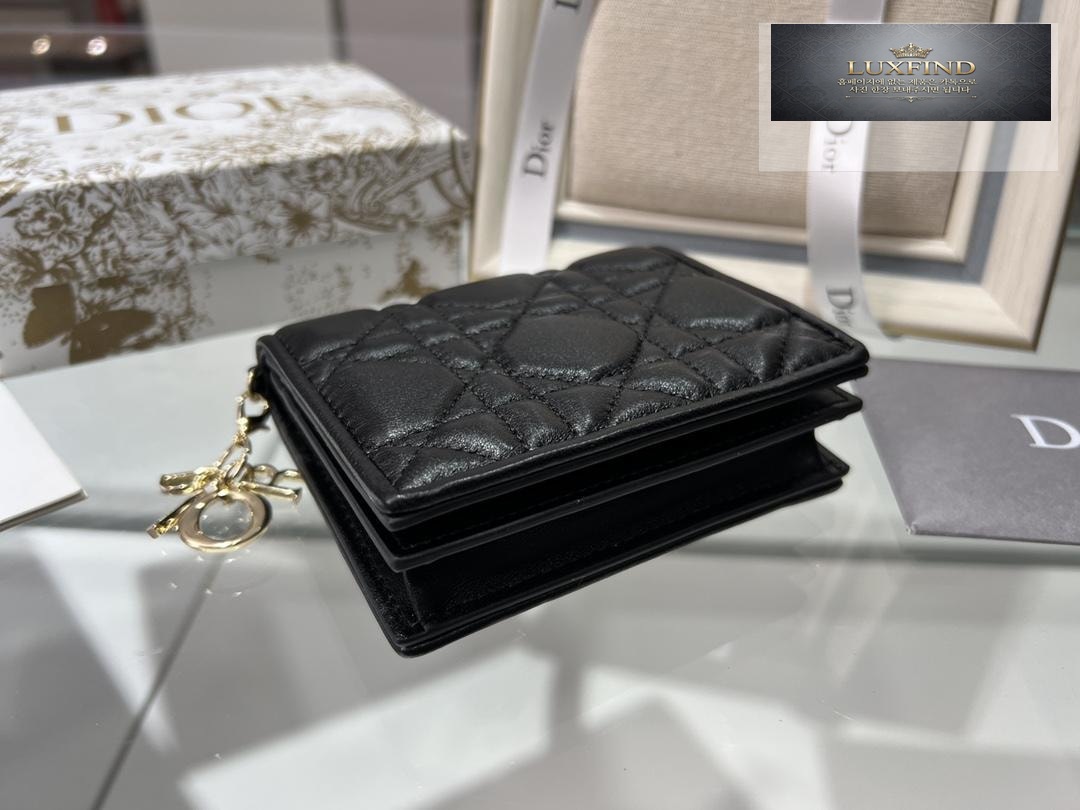 Dior Mini Lady Wallet Cannage