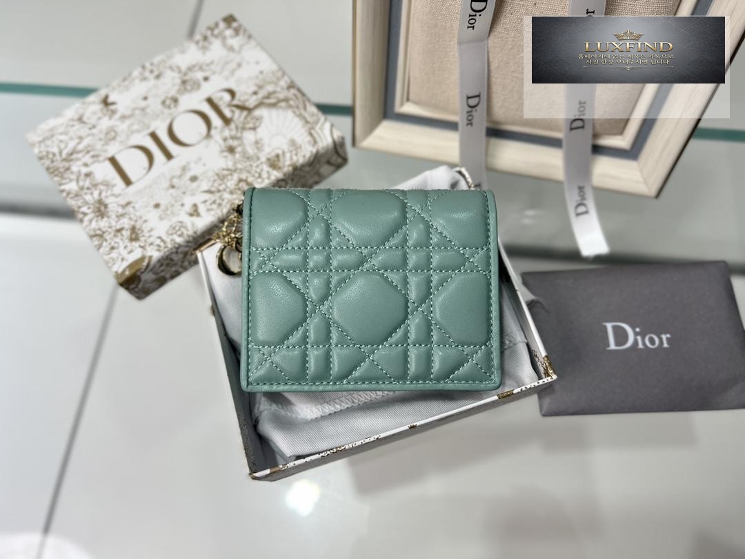 Dior Mini Lady Wallet Cannage