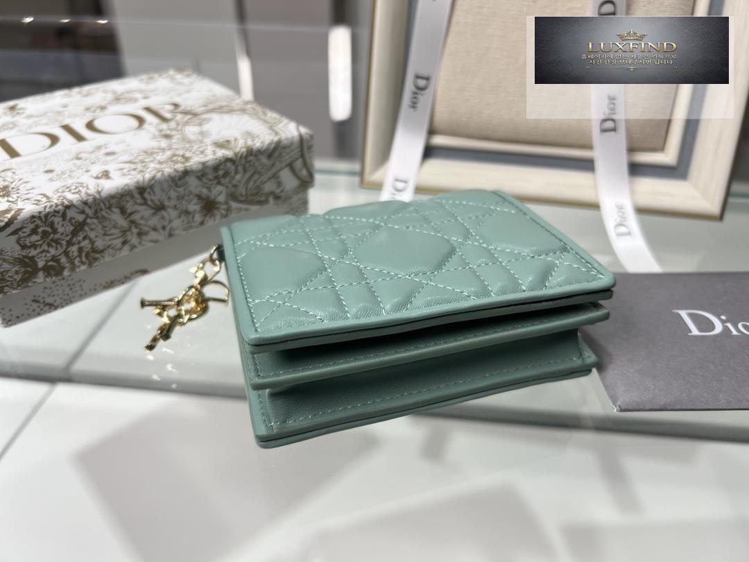 Dior Mini Lady Wallet Cannage