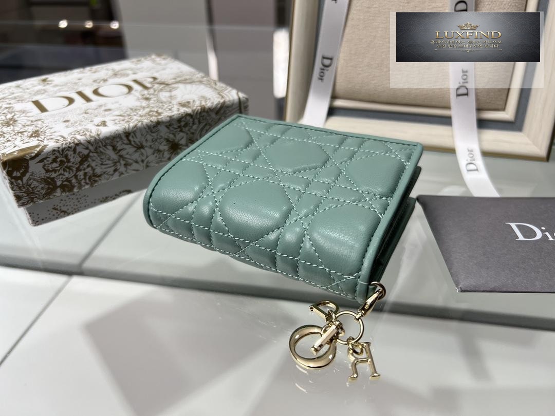 Dior Mini Lady Wallet Cannage