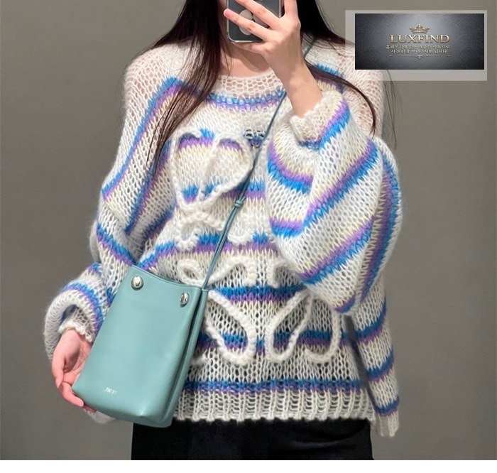 로에베 페블 버킷백