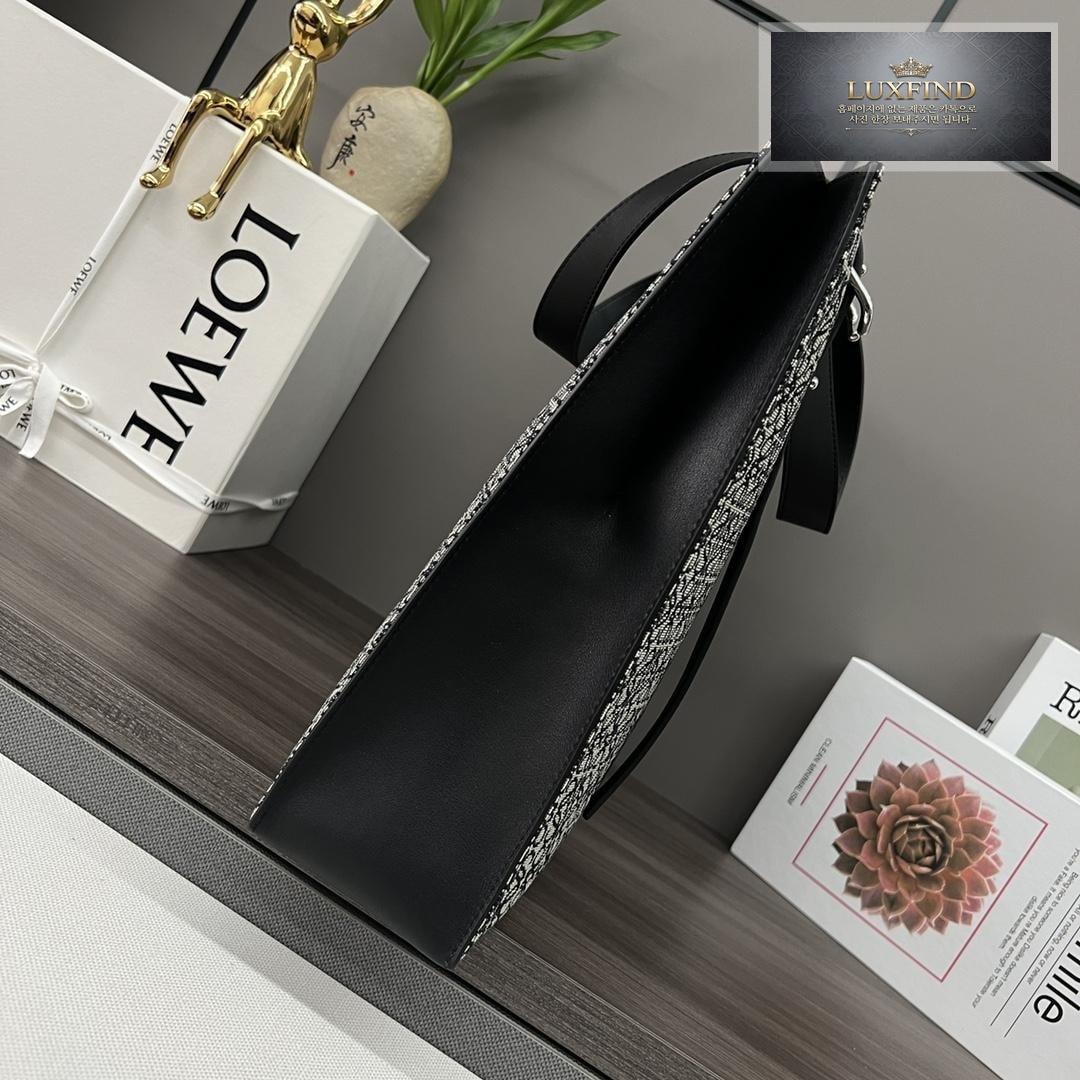Loewe Anagram Embellished Cotton Blend Tote