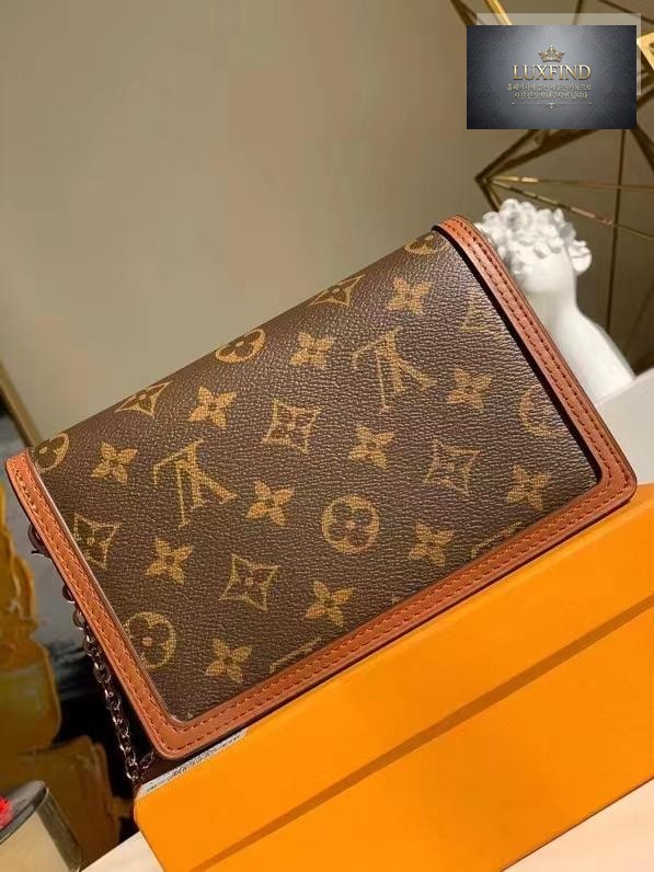 Louis Vuitton Dauphine Chain Wallet Monogram