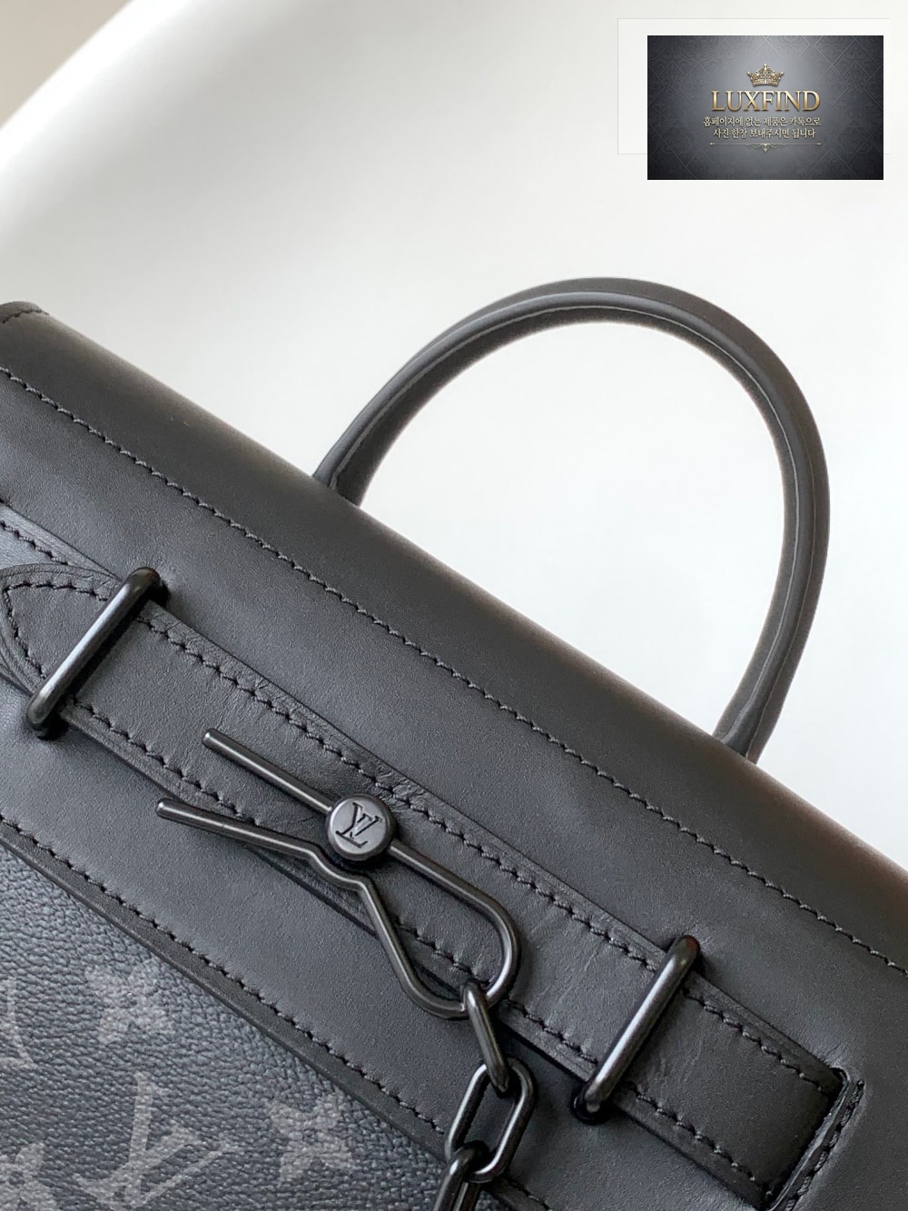 Louis Vuitton Steamer PM Monogram Eclipse Canvas