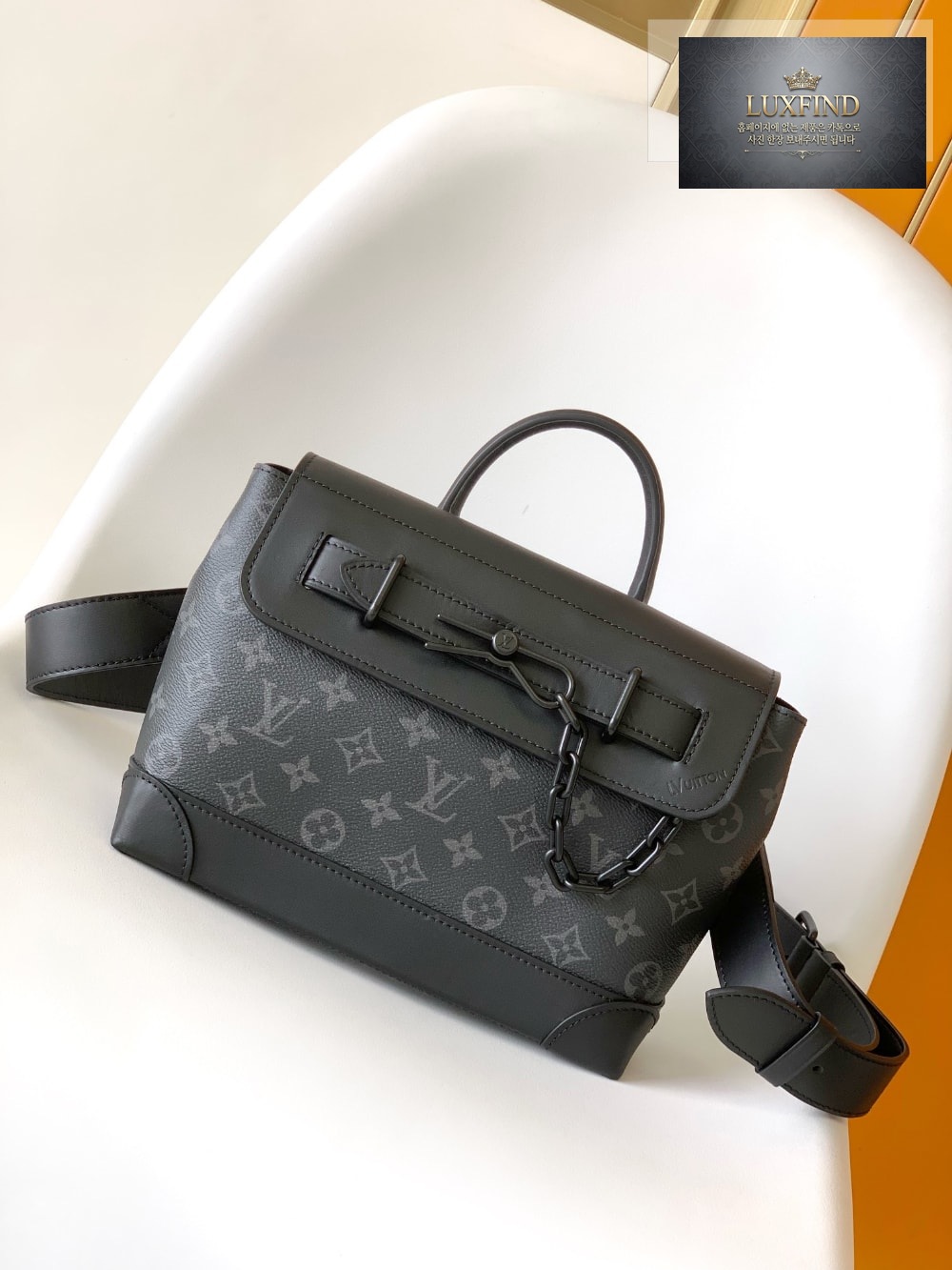 Louis Vuitton Steamer PM Monogram Eclipse Canvas