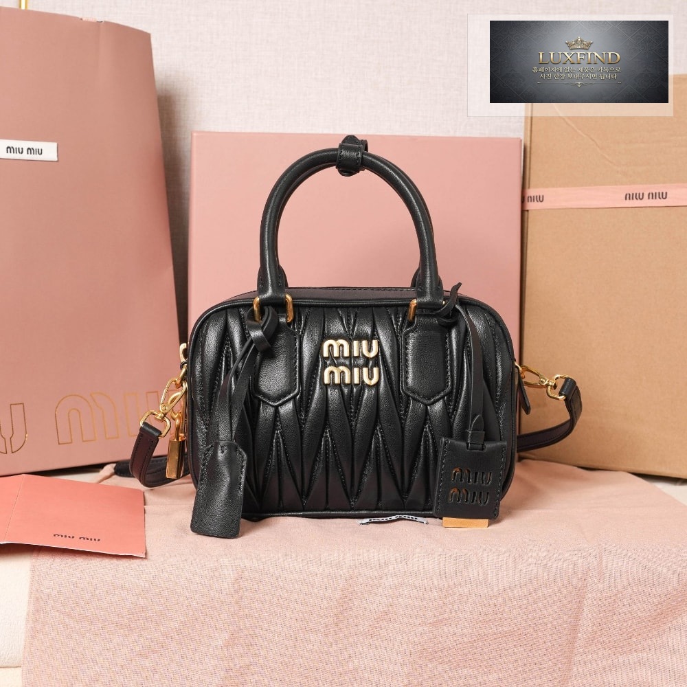 Miu Miu Matelasse Nappa Leather