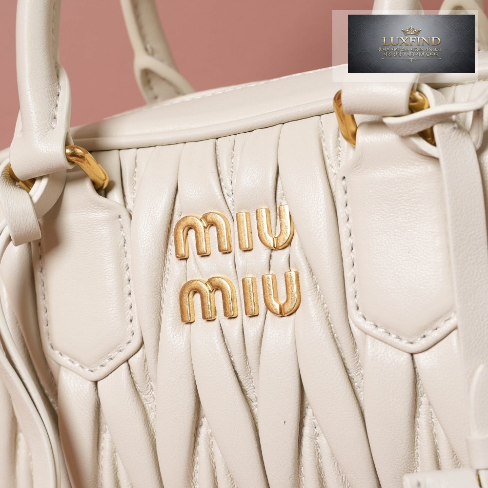 Miu Miu Matelasse Nappa Leather
