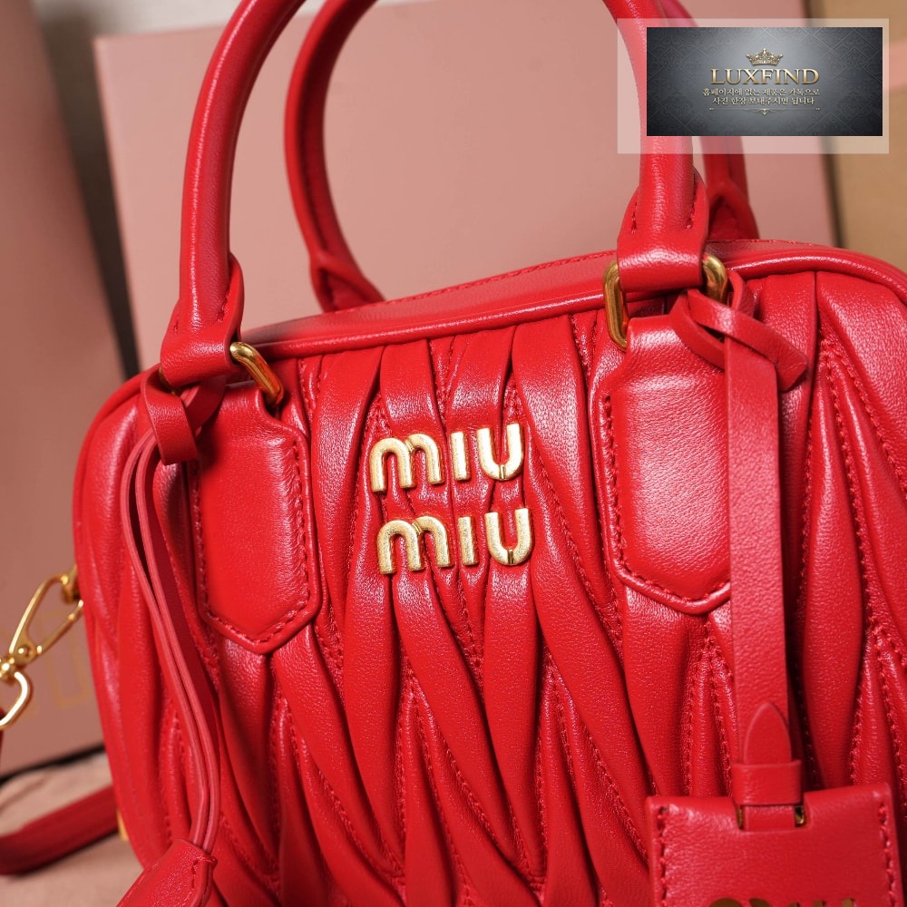 Miu Miu Matelasse Nappa Leather
