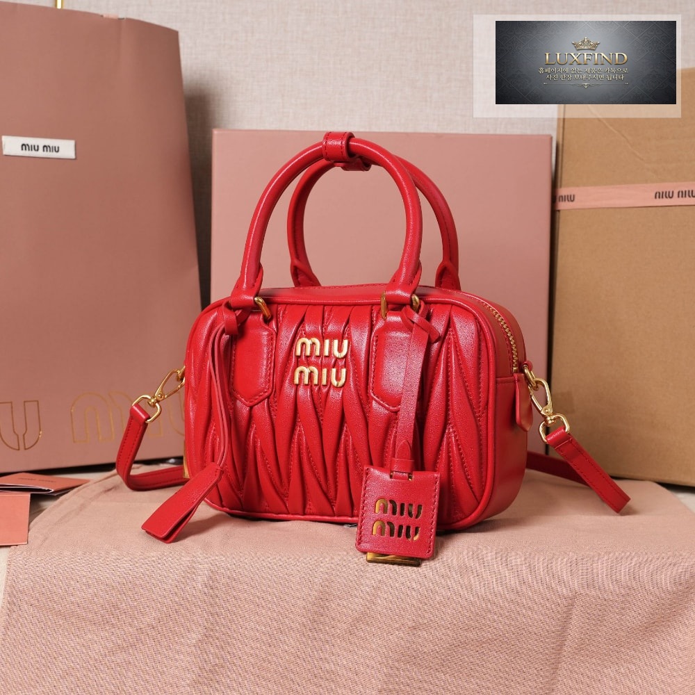 Miu Miu Matelasse Nappa Leather