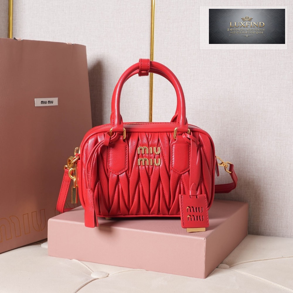 Miu Miu Matelasse Nappa Leather