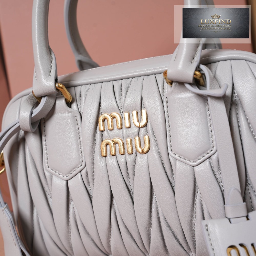 Miu Miu Matelasse Nappa Leather