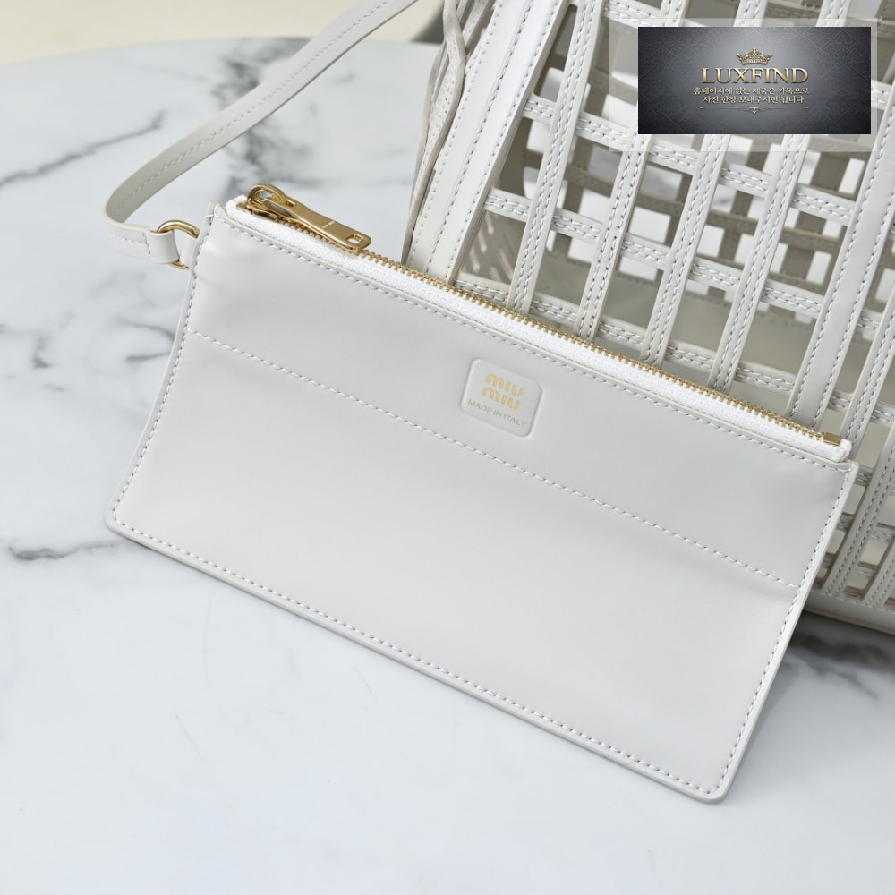 Miu Miu Leather Basket