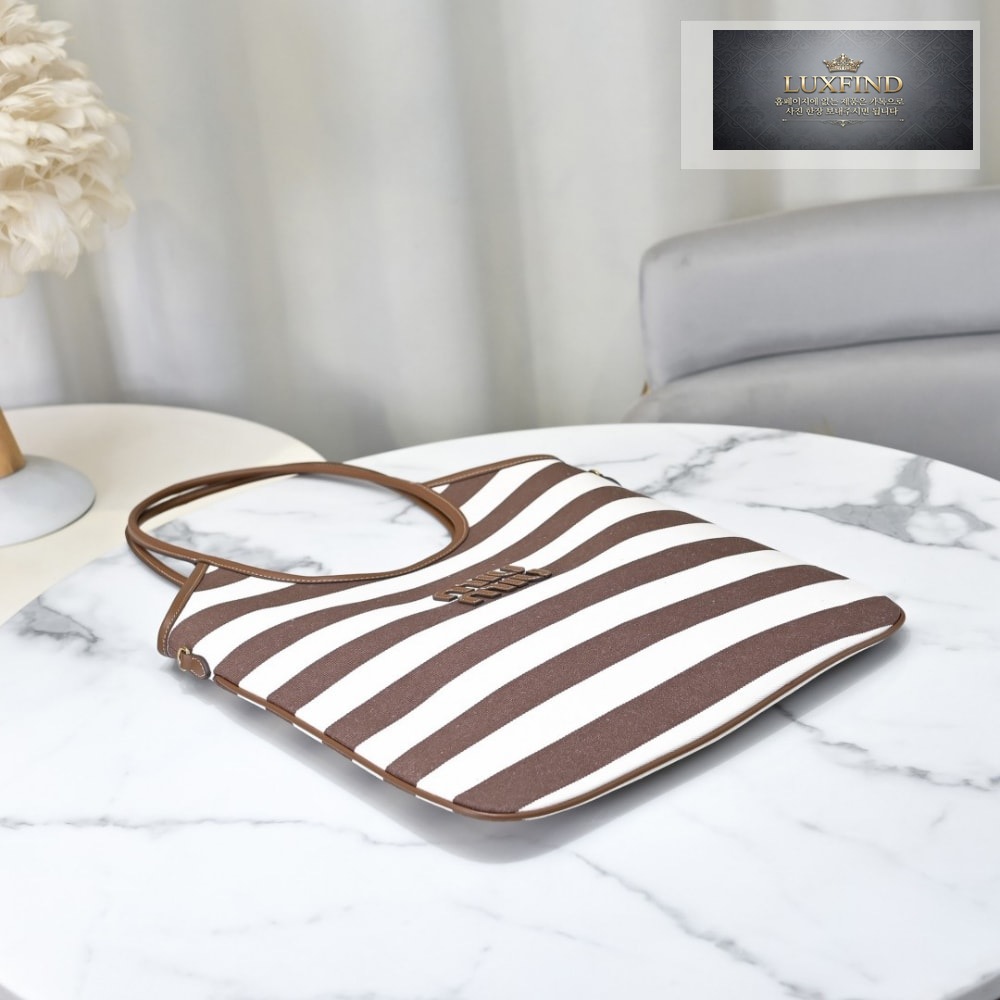 Miu Miu Ivy Canvas Leather