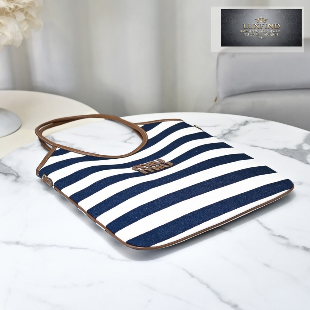 Miu Miu Ivy Canvas Leather