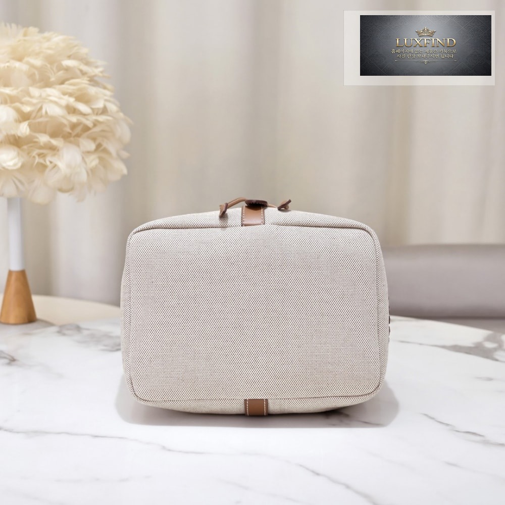 Miu Miu Canvas Leather Bucket