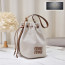 Miu Miu Canvas Leather Bucket