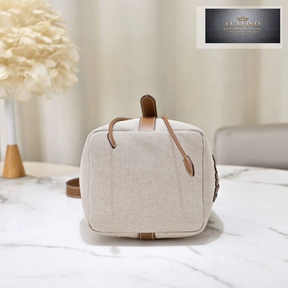 Miu Miu Canvas Leather Bucket