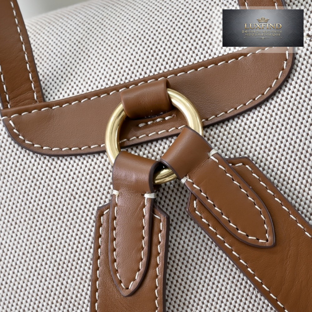 Miu Miu Canvas And Leather Backpack