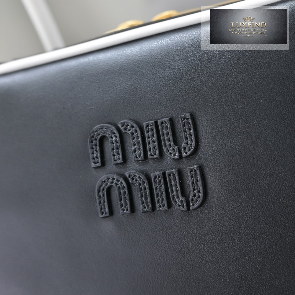 Miu Miu Beau Leather Top Handle