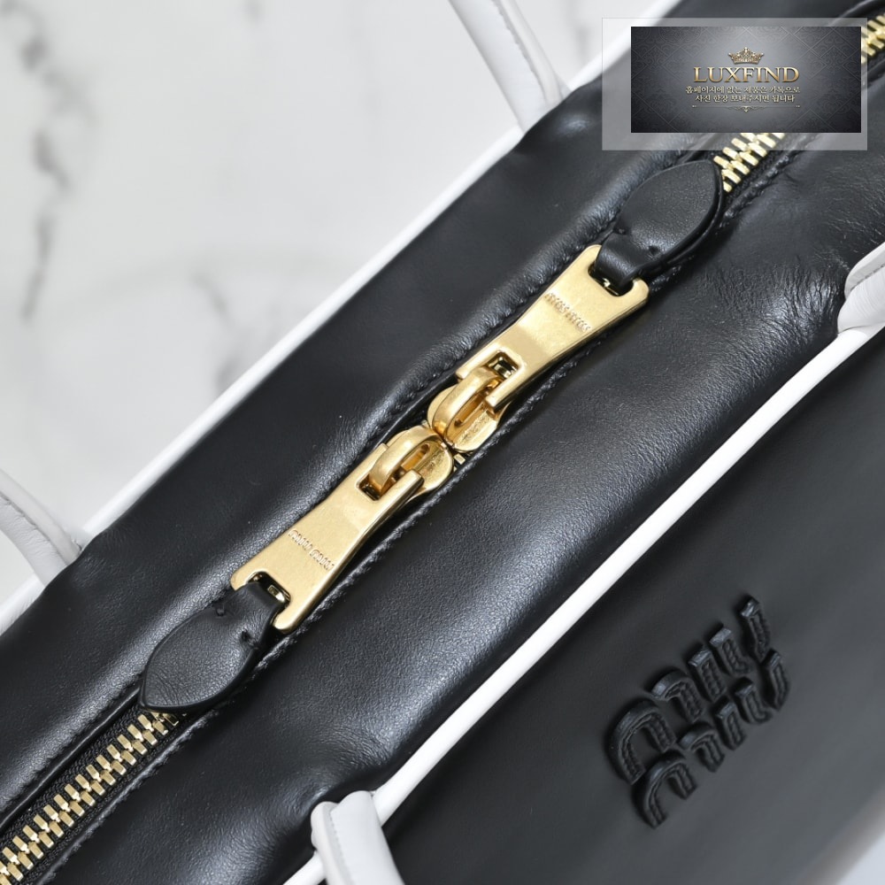Miu Miu Beau Leather Top Handle