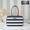 Miu Miu Beau Canvas And Leather