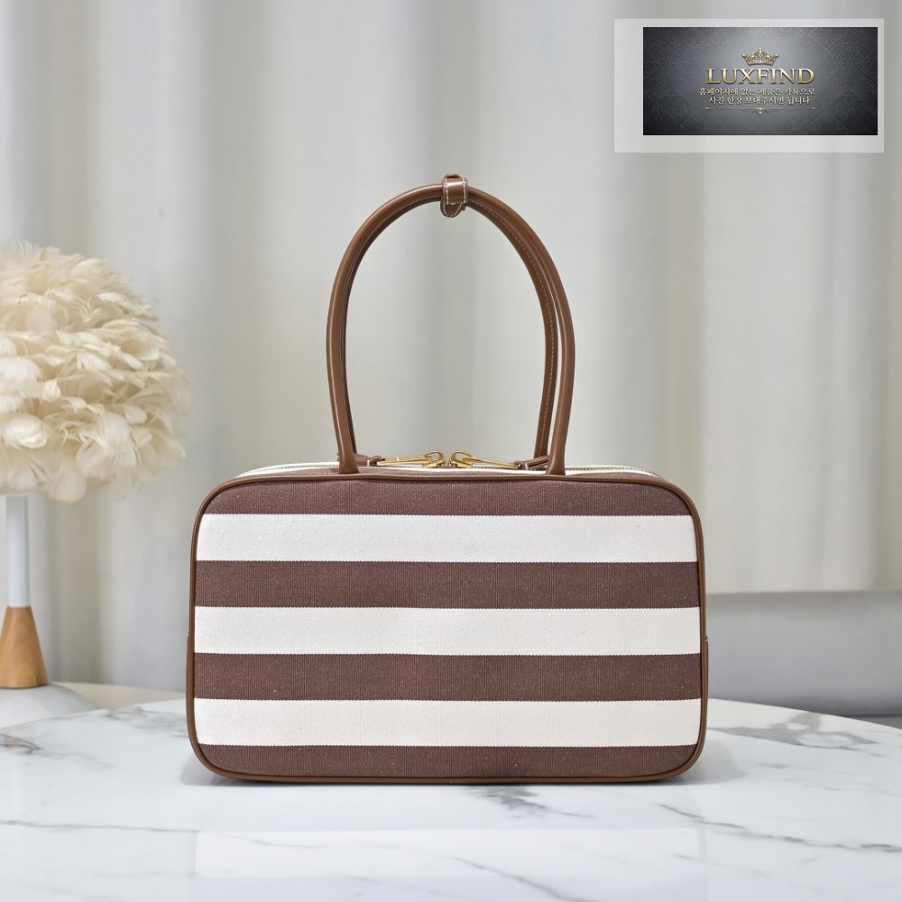Miu Miu Beau Canvas And Leather