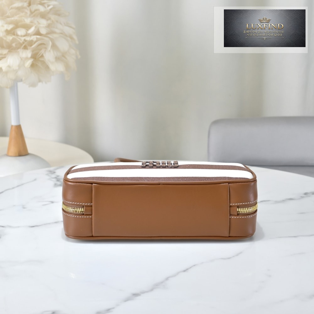 Miu Miu Beau Canvas And Leather