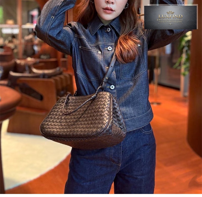 보테가베네타 인트레치아토 피콜로 바스켓 백 836261