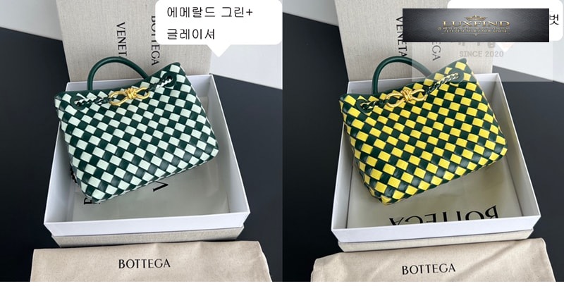 보테가베네타 스몰 안디아모 탑 핸들 백 “ 2 COLOR ”