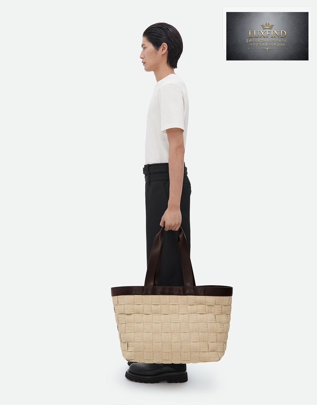 보테가베네타 라피아 카세트 토드 백 44*35*22.5CM