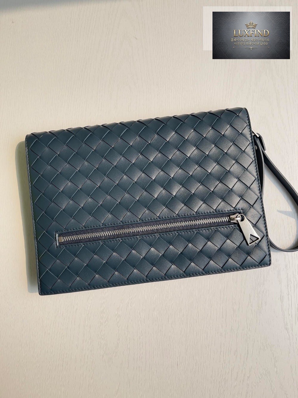 Bottega Veneta Intrecciato Document Case With Wristlet