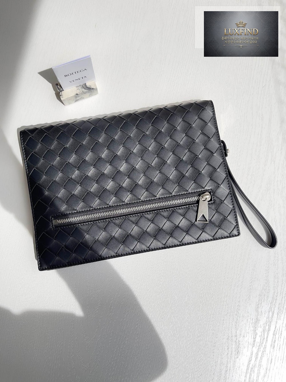Bottega Veneta Intrecciato Document Case With Wristlet