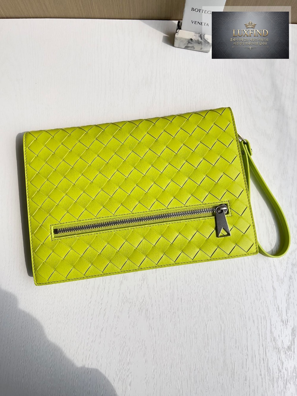 Bottega Veneta Intrecciato Document Case With Wristlet
