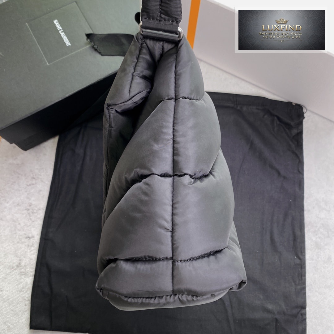 생로랑 에코 나일론 YSL 푸퍼 메신저 백 34*27*12CM